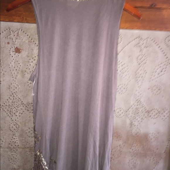 ANTHROPOLOGIE Fanned Mercury Tank Top Delleta - Picture 6 of 6